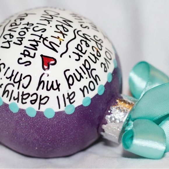 Christmas in Heaven Ornament – A Personalized Keepsake for Loved Ones Above - Picture 6 of 8